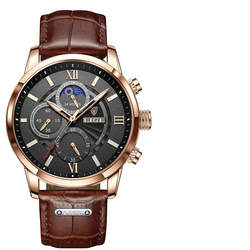 Lige 8932 Luxury Classic Male Waterproof Japan Quartz Movement Wrist Watch
