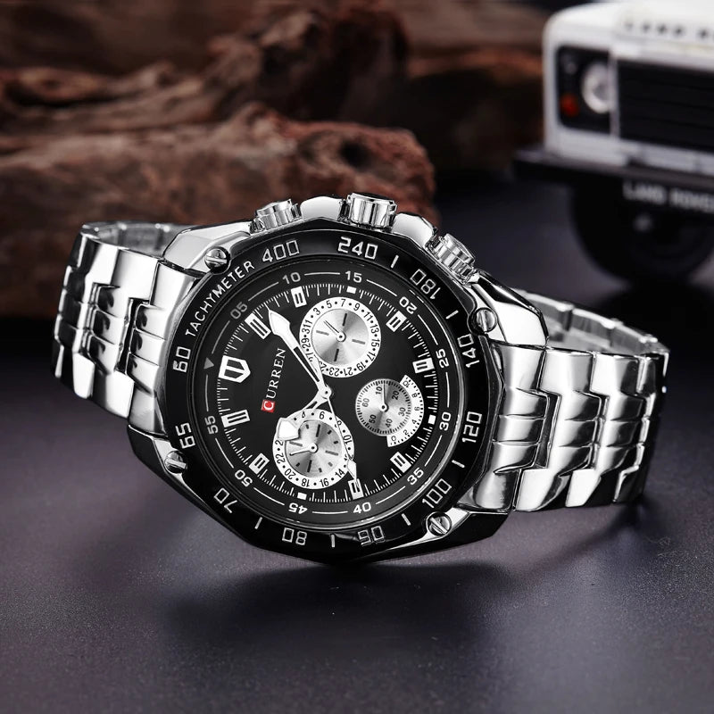 CURREN 8077 High Quality Men Quartz Movement watch