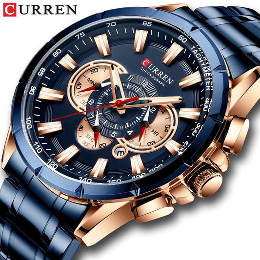CURREN 8363 Fashion Casual Original Mens Quartz Watch