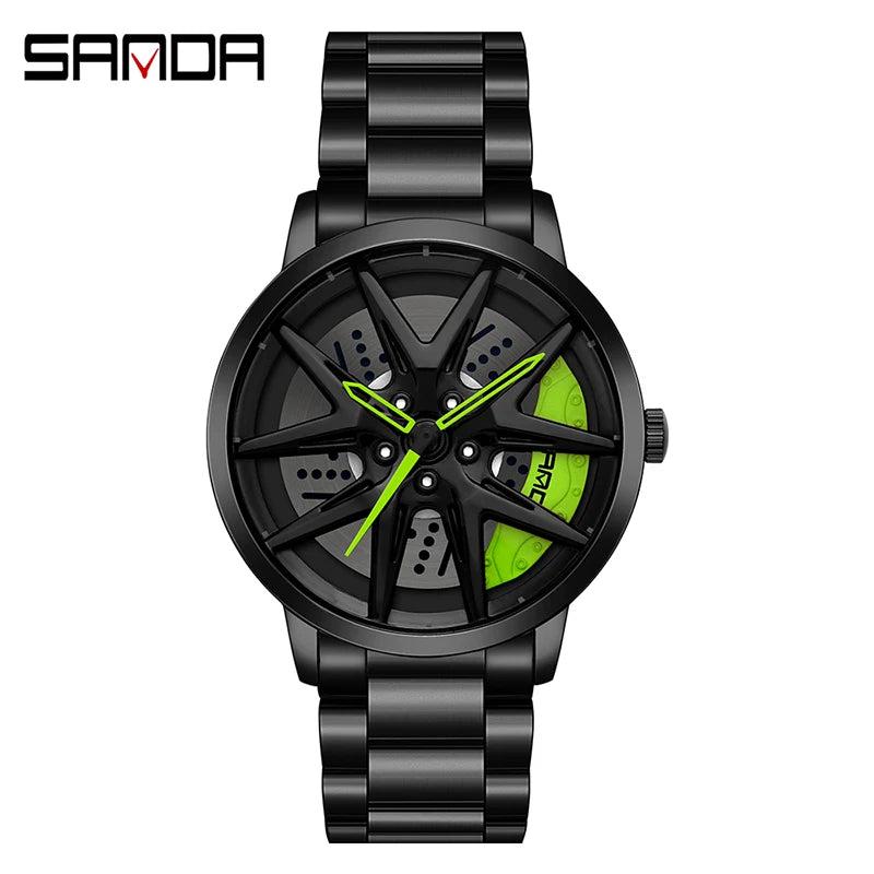 SANDA P1071 Man Quartz Rim Watch