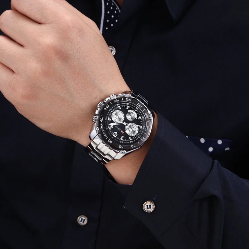 CURREN 8077 High Quality Men Quartz Movement watch
