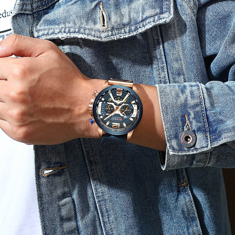 Curren 8329  Men Wrist New Quartz Watch