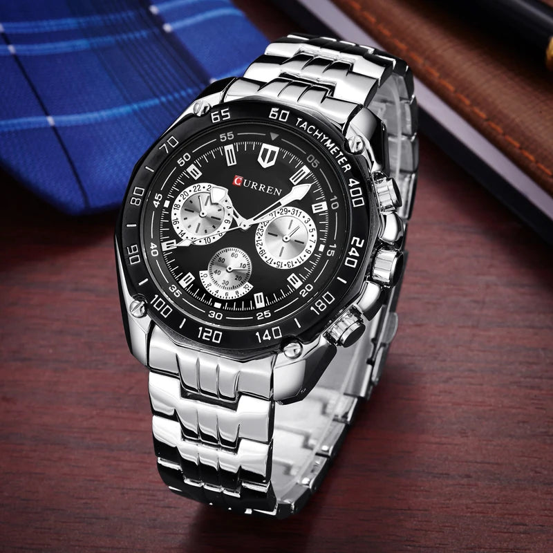CURREN 8077 High Quality Men Quartz Movement watch